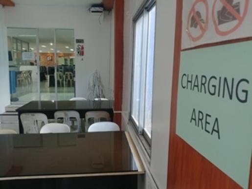 charging area