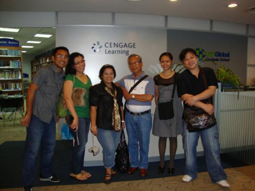 Book Fair in Singapore 2010 with Librarians from Dr. Yanga's Colleges and FEU, Dean, and President of Columban College