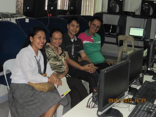 CAS Faculty with COED student at the training...